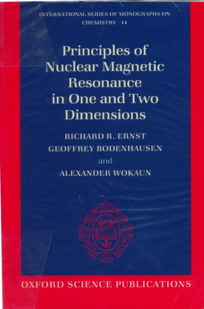 Principles of Nuclear Magnetic Resonance in One and Two Dimensions