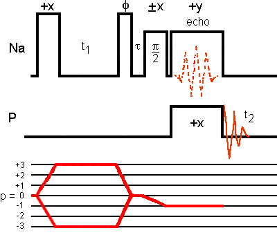 Z-filter pulse sequence for MQ-HETCOR
